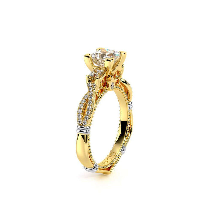 Parisian-129p-18k Yellow Gold Princess