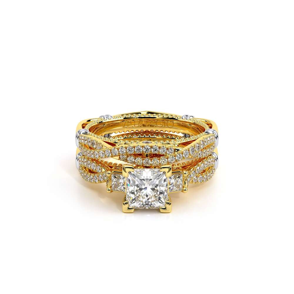 Parisian-129p-18k Yellow Gold Princess