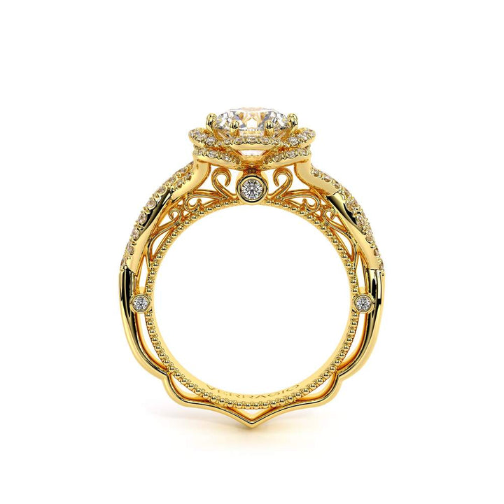 Venetian-5051r-14k Yellow Gold Round