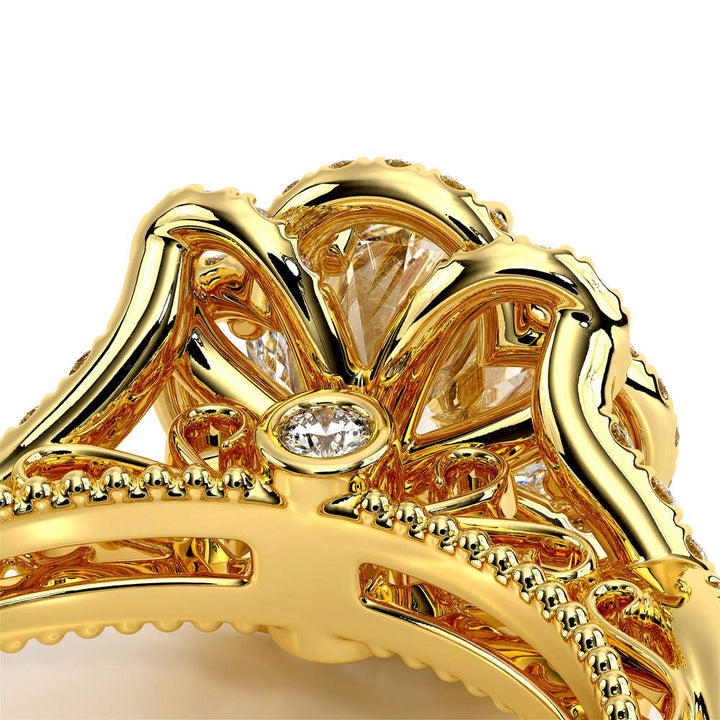 Venetian-5051r-14k Yellow Gold Round