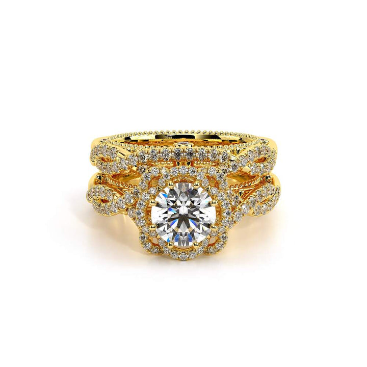 Venetian-5051r-14k Yellow Gold Round