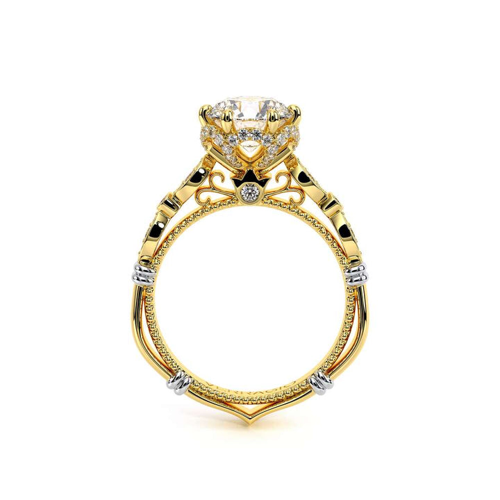 Parisian-151r-18k Yellow Gold Round