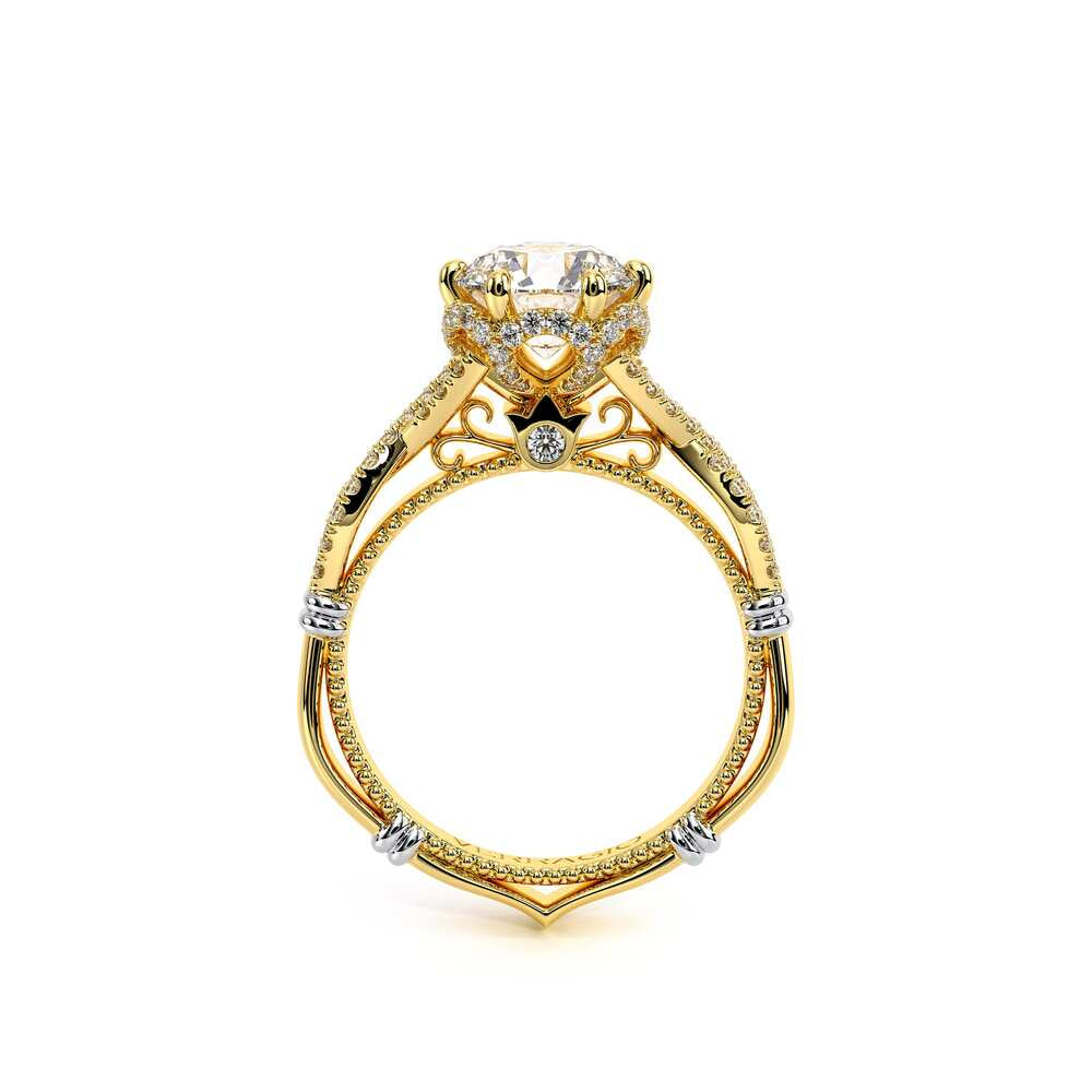 Parisian-153r-18k Yellow Gold Round