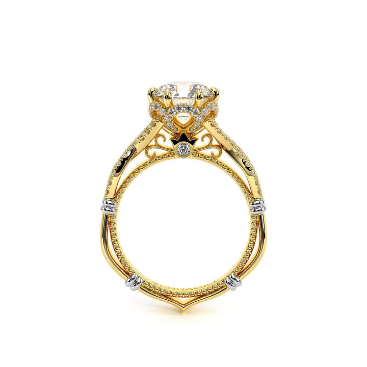 Parisian-153r-18k Yellow Gold Round