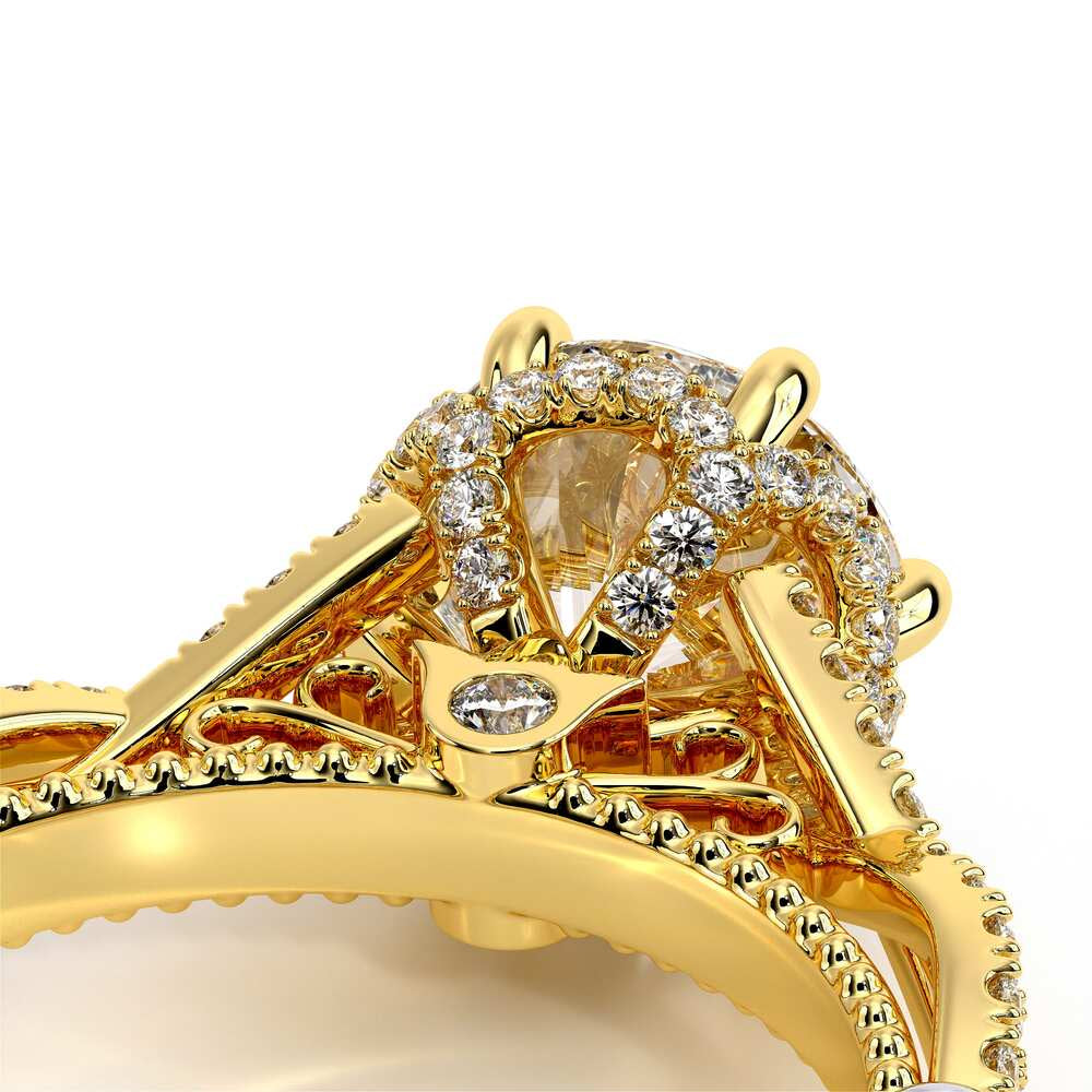 Parisian-153r-18k Yellow Gold Round