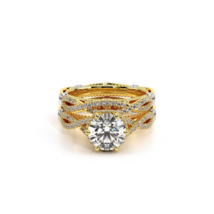 Parisian-153r-18k Yellow Gold Round