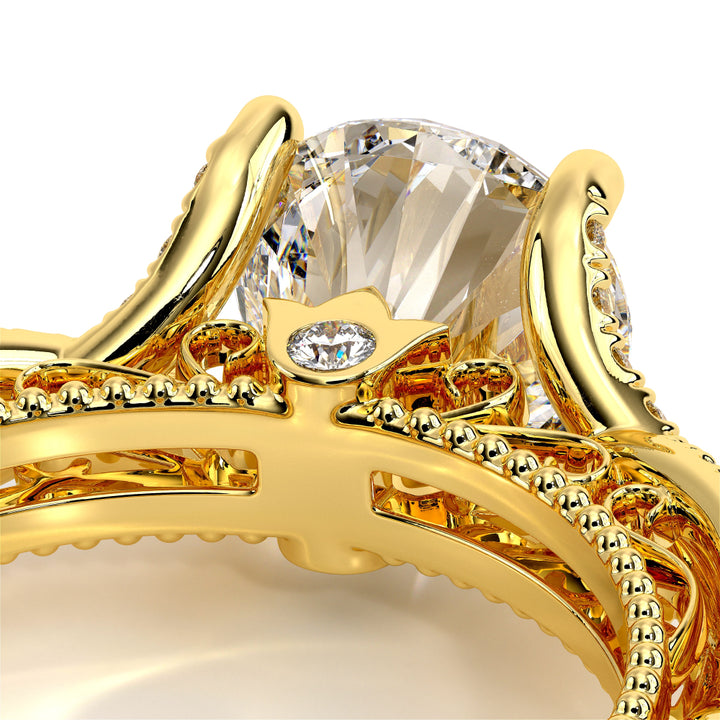 Venetian-5003r-14k Yellow Gold Round