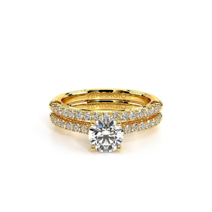 Renaissance-955R17-18K Yellow Gold Round