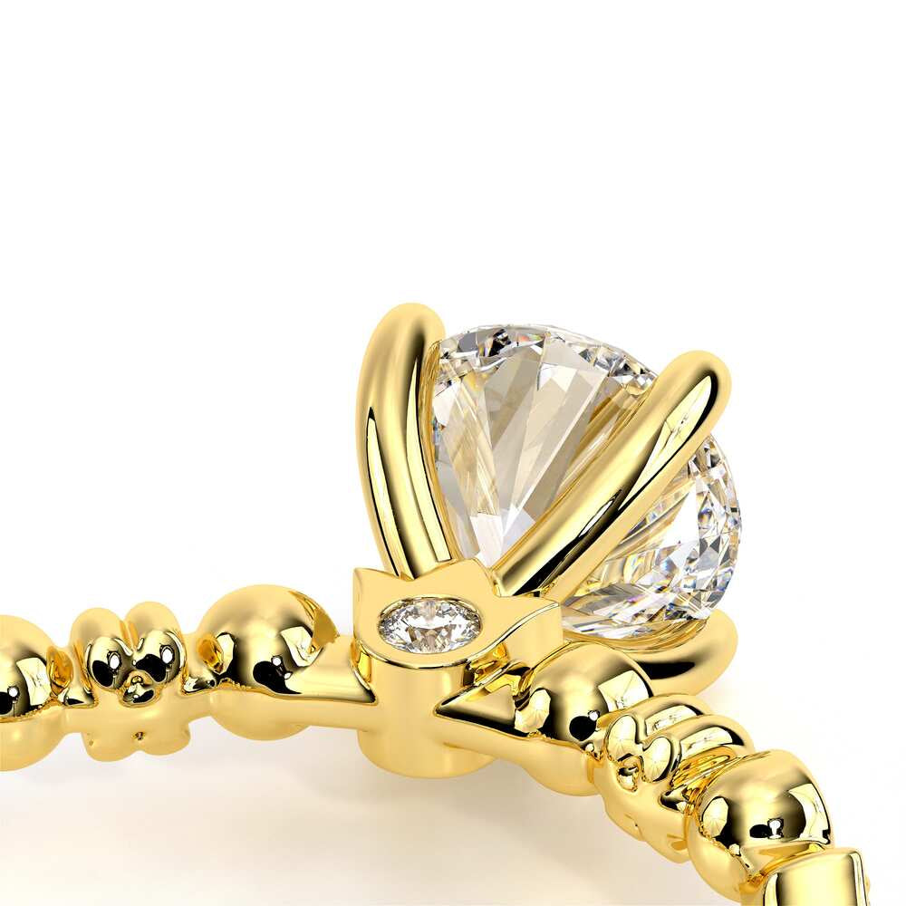 Renaissance-973-R-18k Yellow Gold Round
