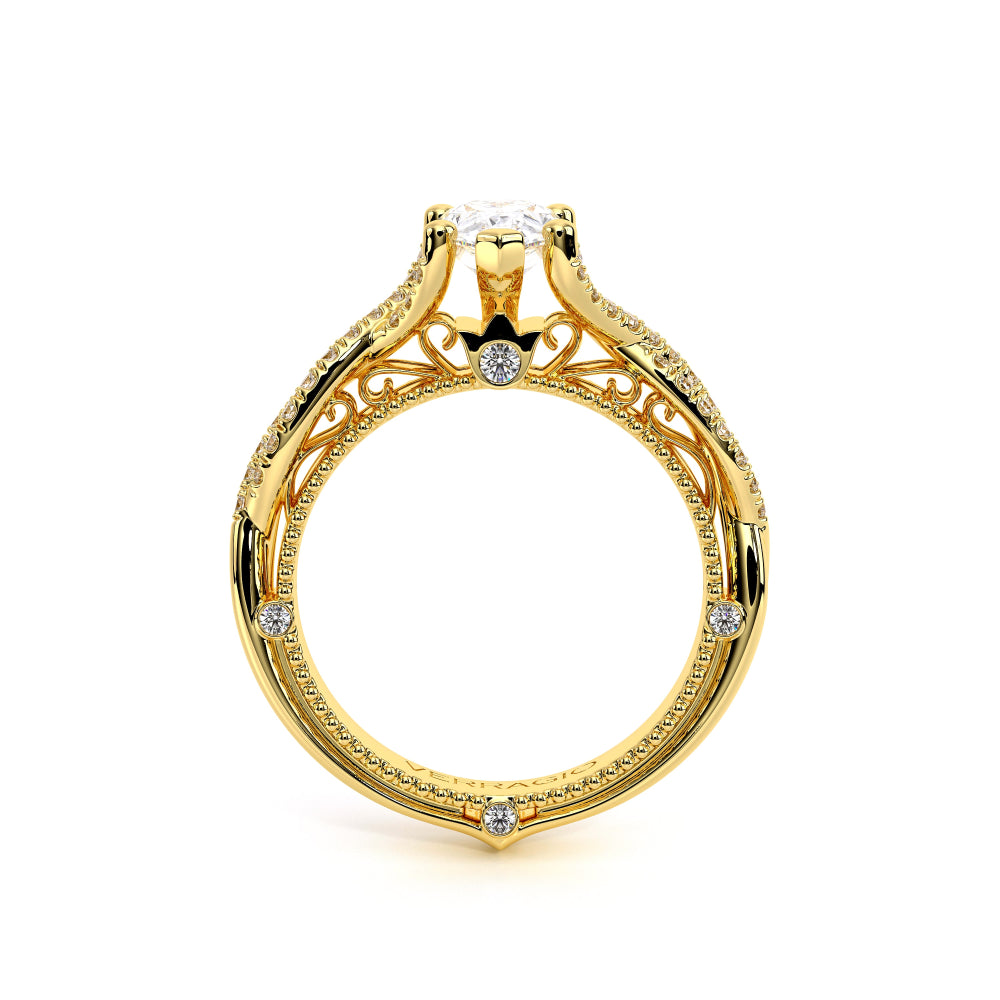 Venetian-5003pear-18k Yellow Gold Pear