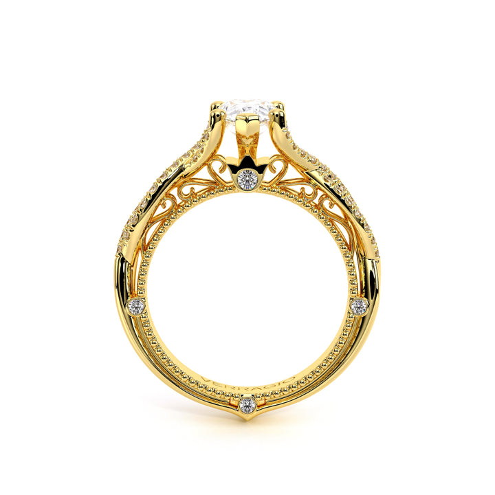 Venetian-5003pear-18k Yellow Gold Pear
