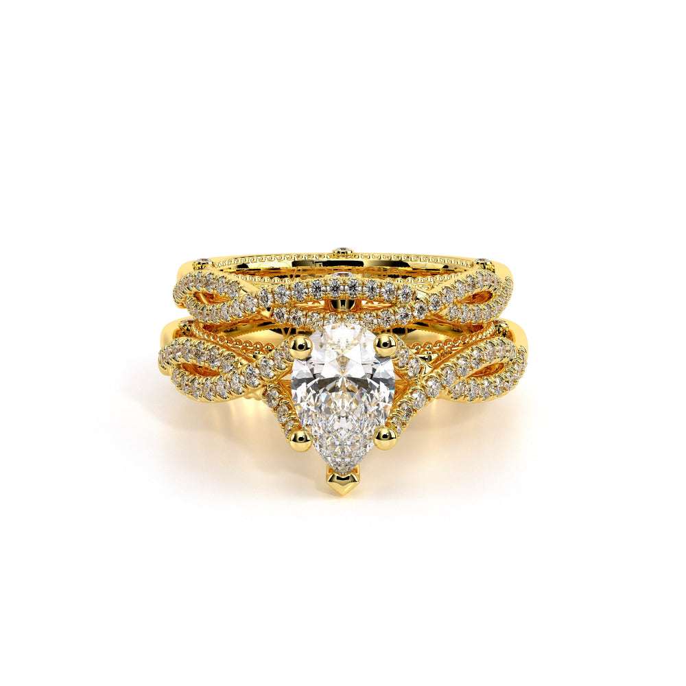 Venetian-5003pear-18k Yellow Gold Pear