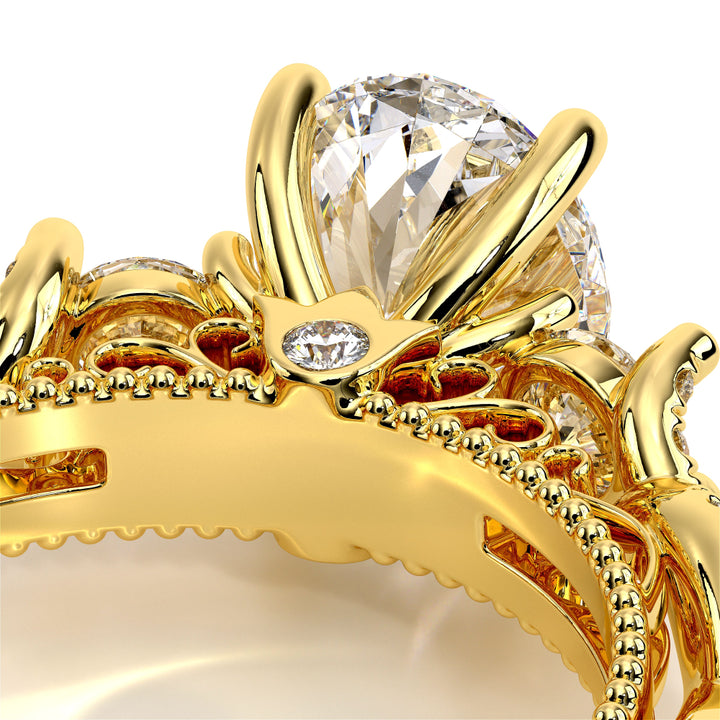 Venetian-5013ov-18k Yellow Gold Oval