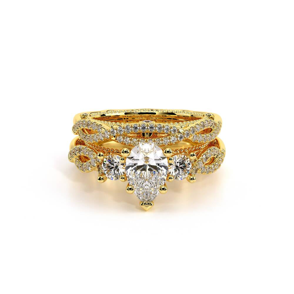 Venetian-5013pear-14k Yellow Gold Pear