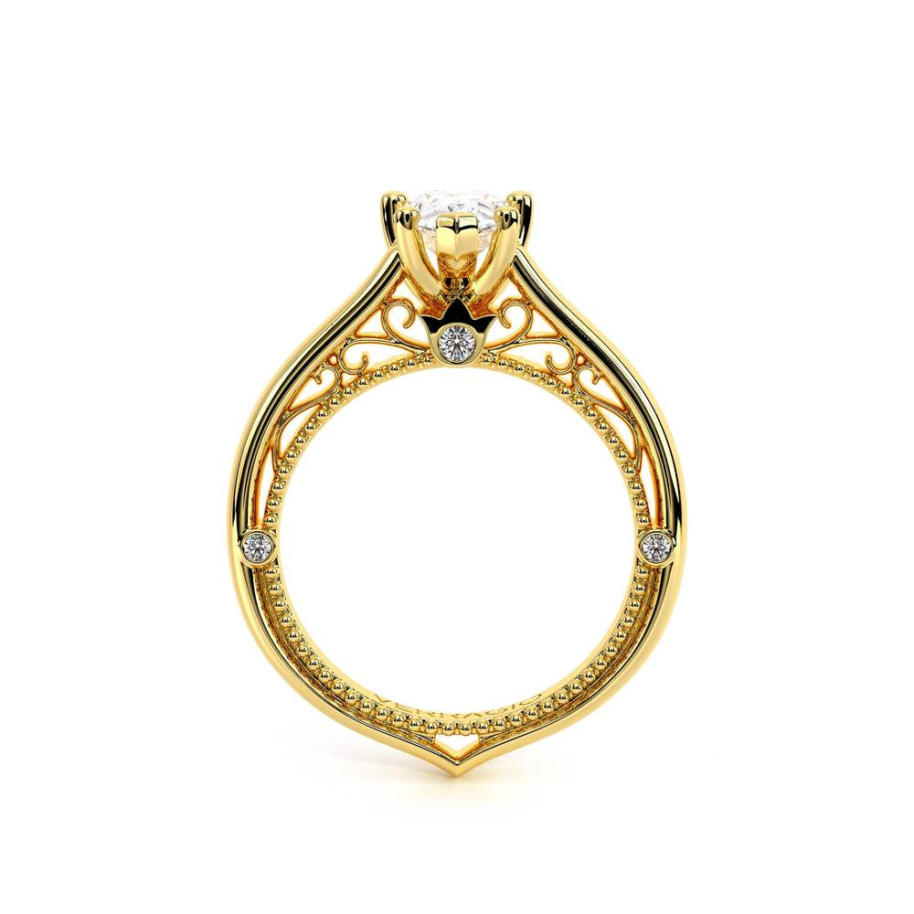 Venetian-5047pear-14k Yellow Gold Pear
