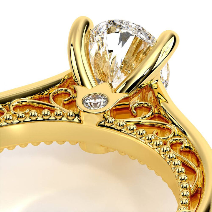 Venetian-5047pear-14k Yellow Gold Pear