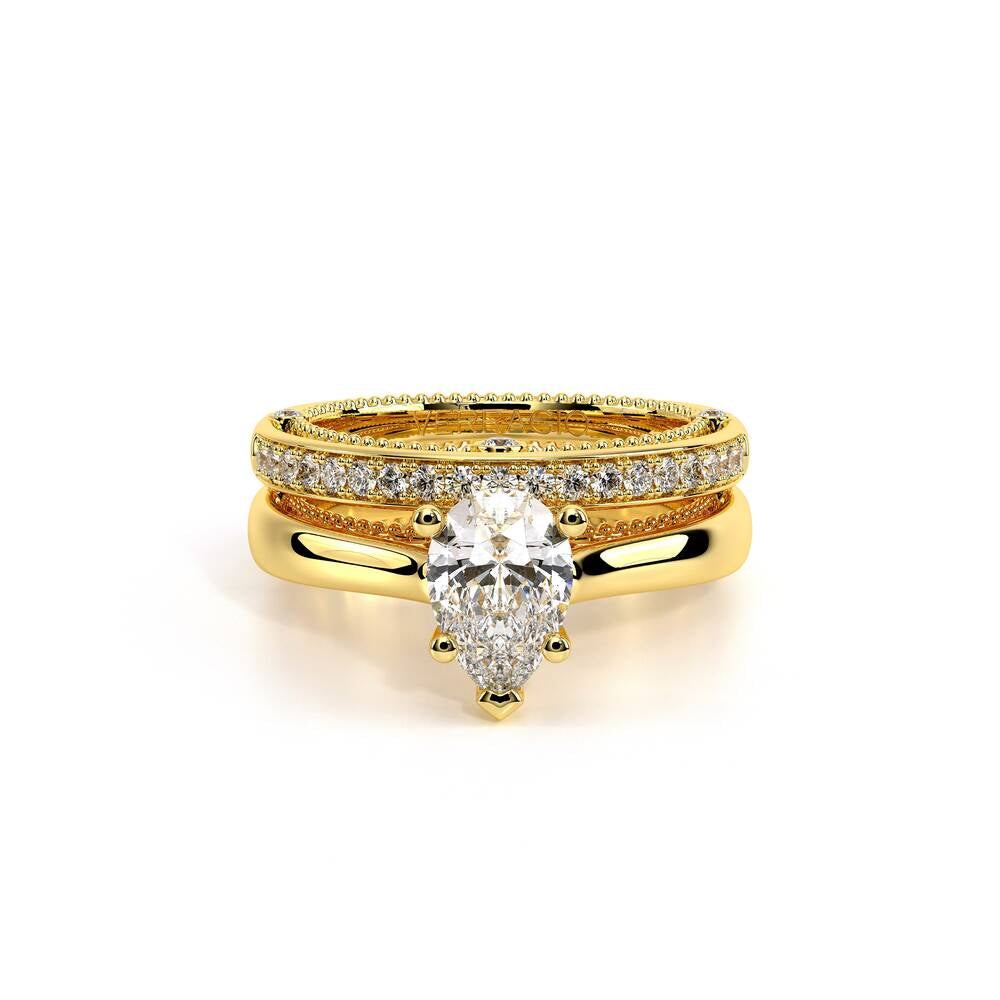 Venetian-5047pear-14k Yellow Gold Pear