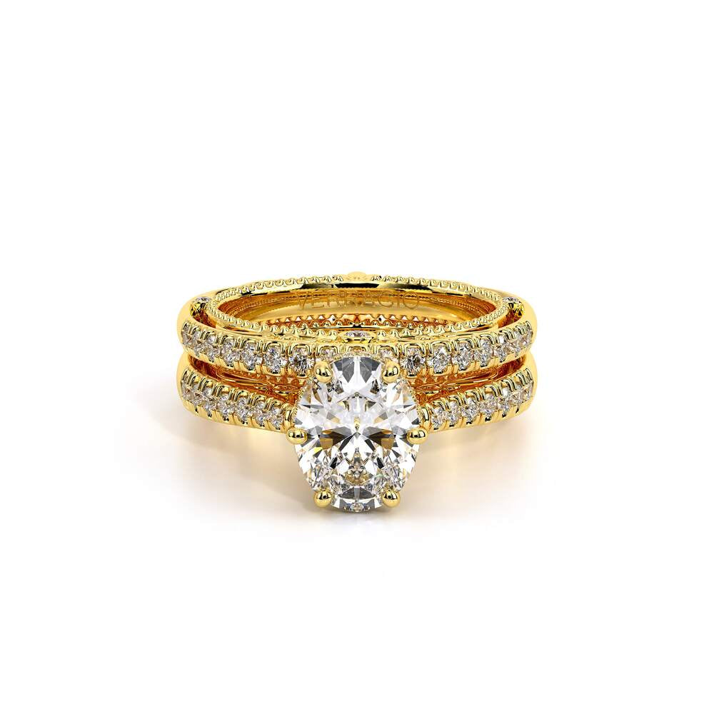 Venetian-5052ov-18k Yellow Gold Oval
