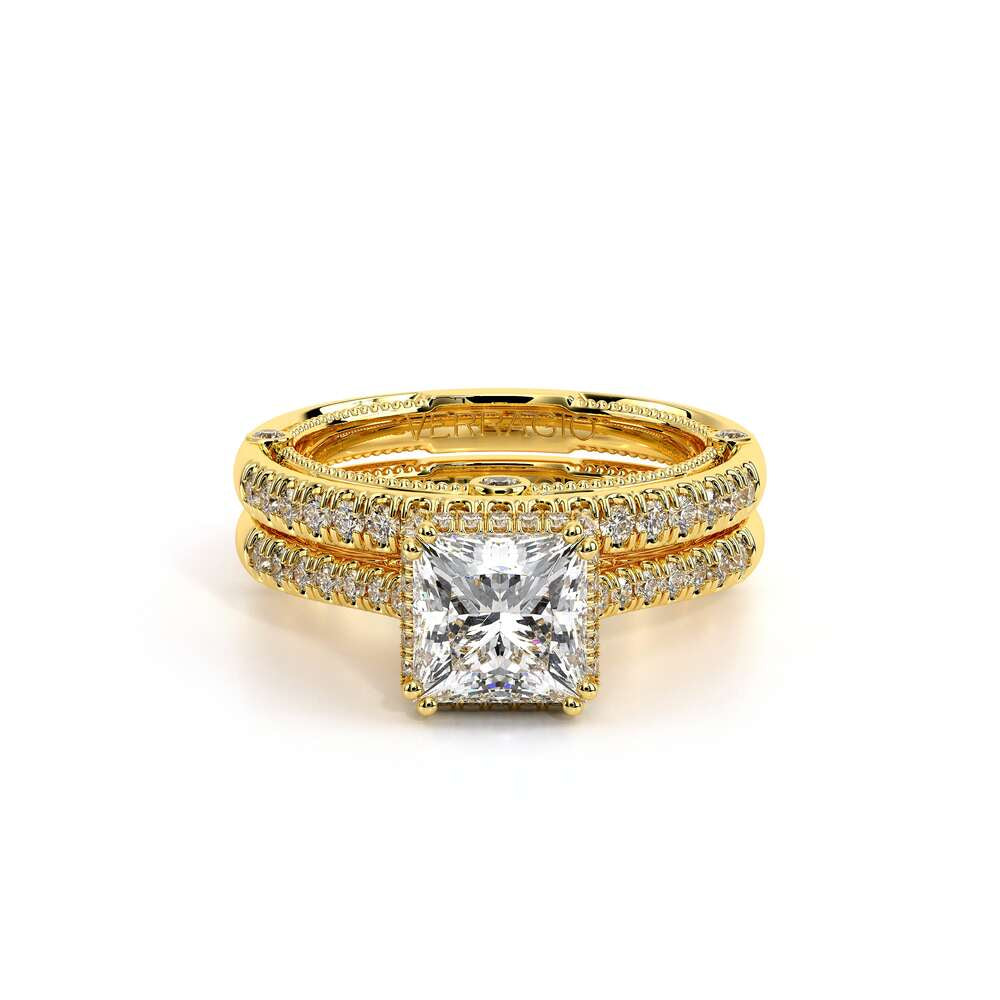 Venetian-5081p-18k Yellow Gold Princess