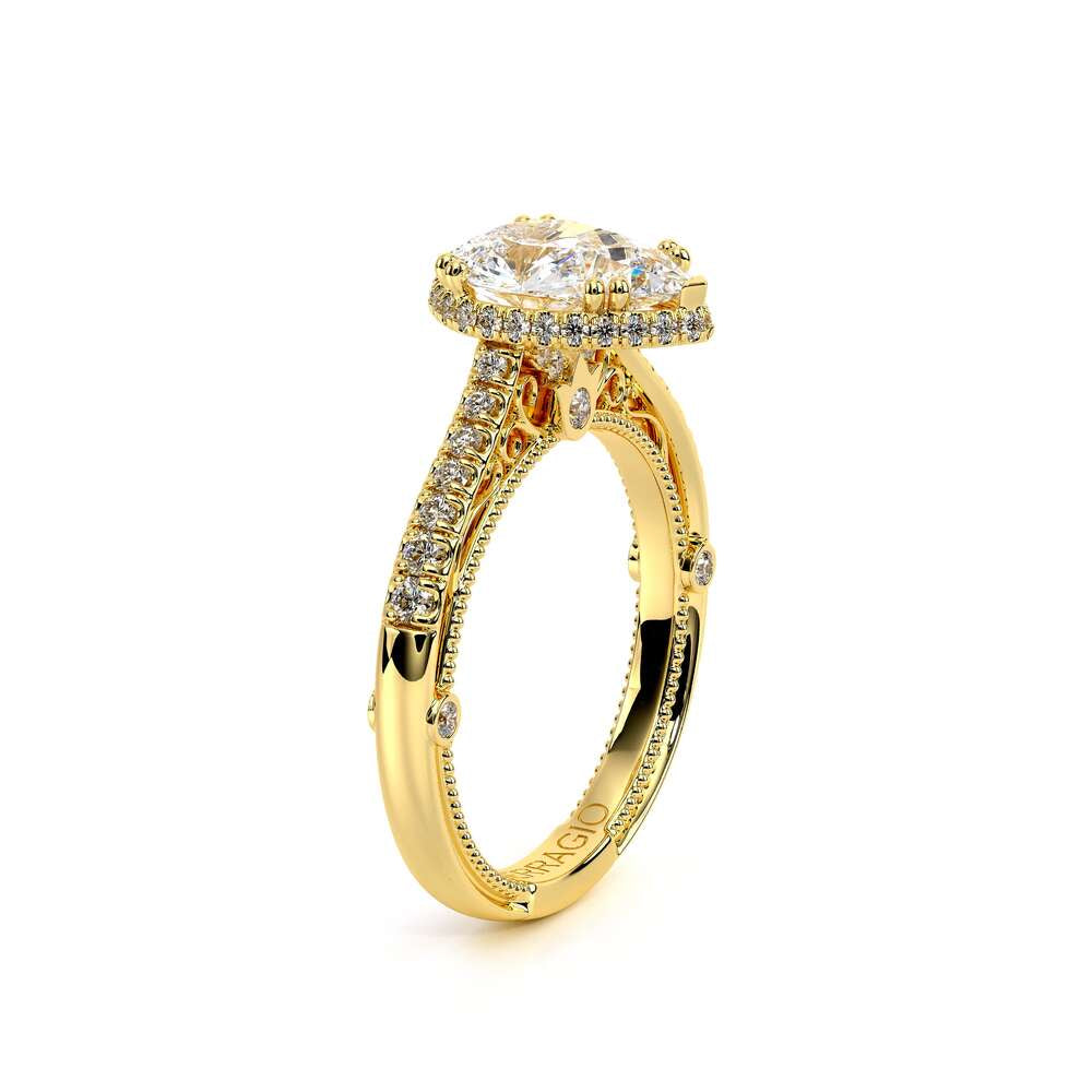 Venetian-5081-18k Yellow Gold Pear