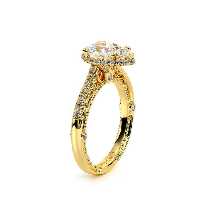 Venetian-5081-18k Yellow Gold Pear