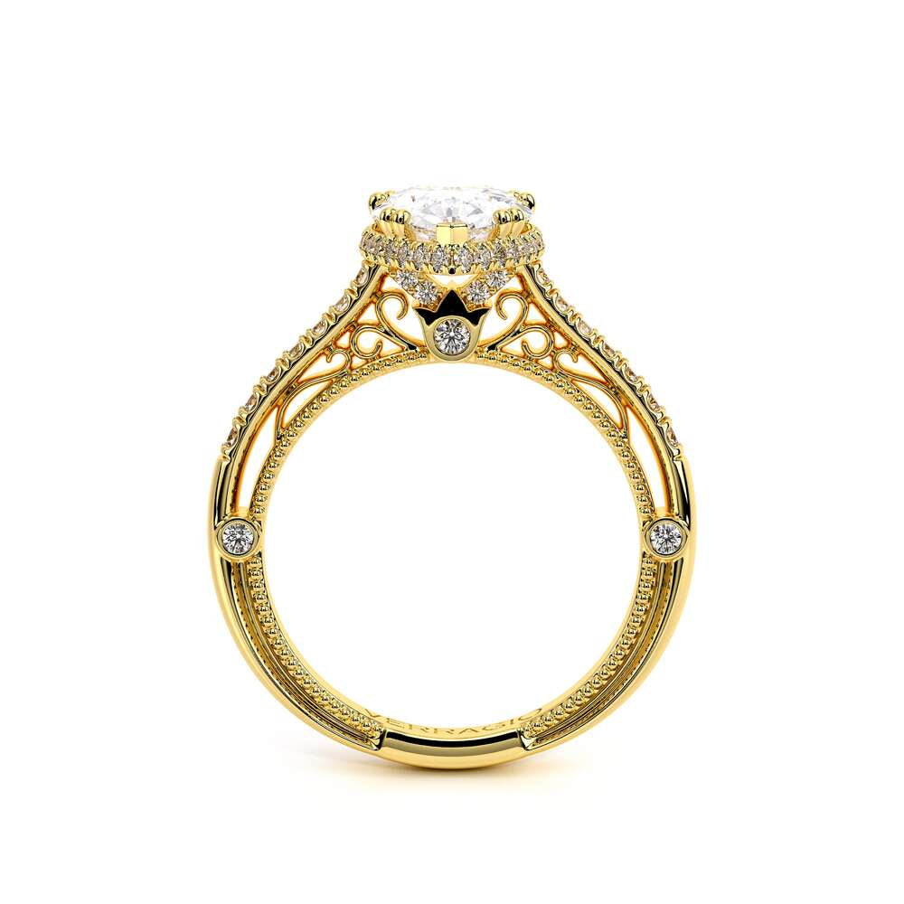 Venetian-5081-18k Yellow Gold Pear