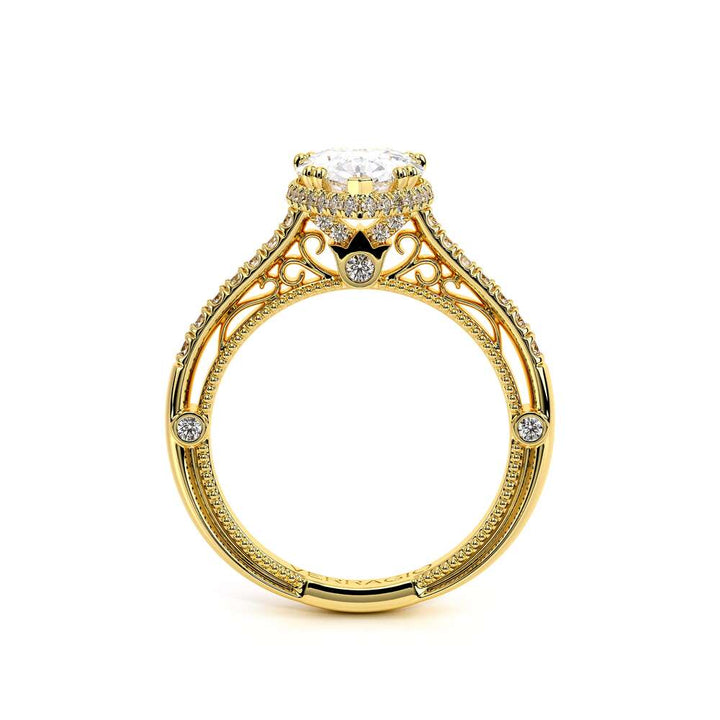 Venetian-5081-18k Yellow Gold Pear