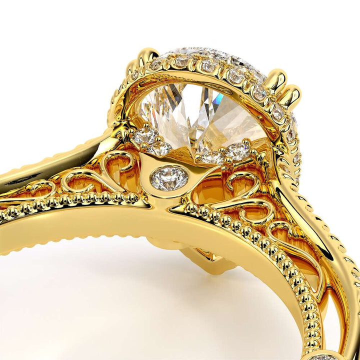 Venetian-5081-18k Yellow Gold Pear