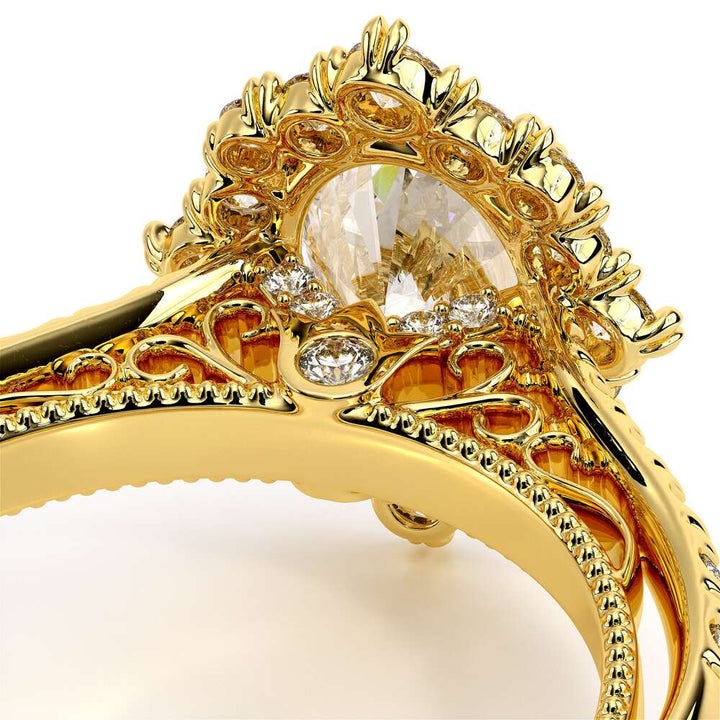 Venetian-5083ov-18k Yellow Gold Oval