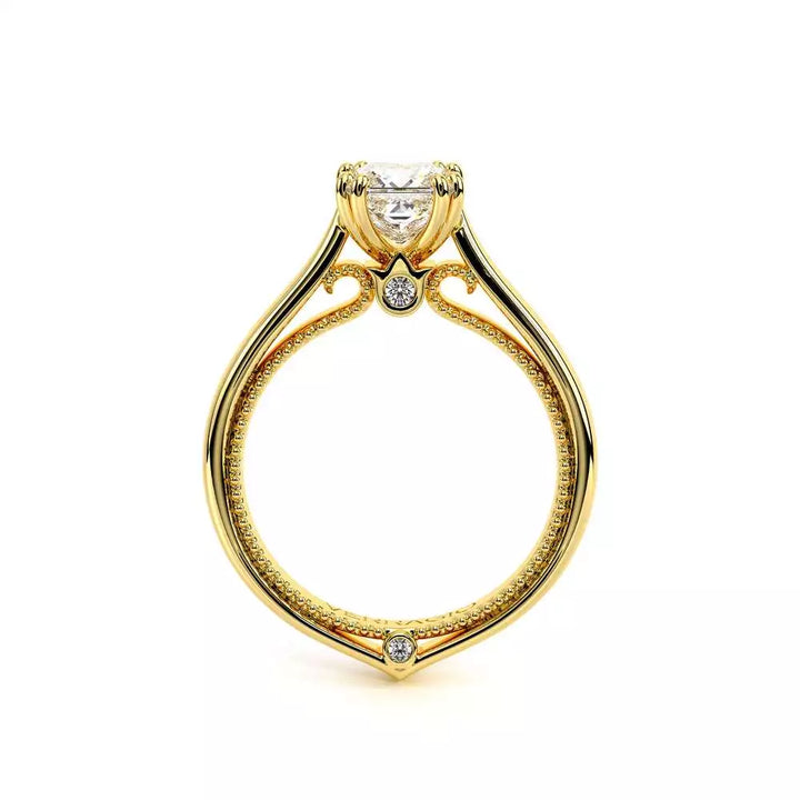 Couture-0418p-18k Yellow Gold Princess