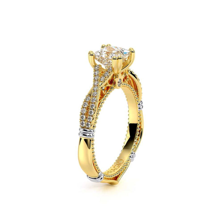 Parisian-105p-18k Yellow Gold Princess