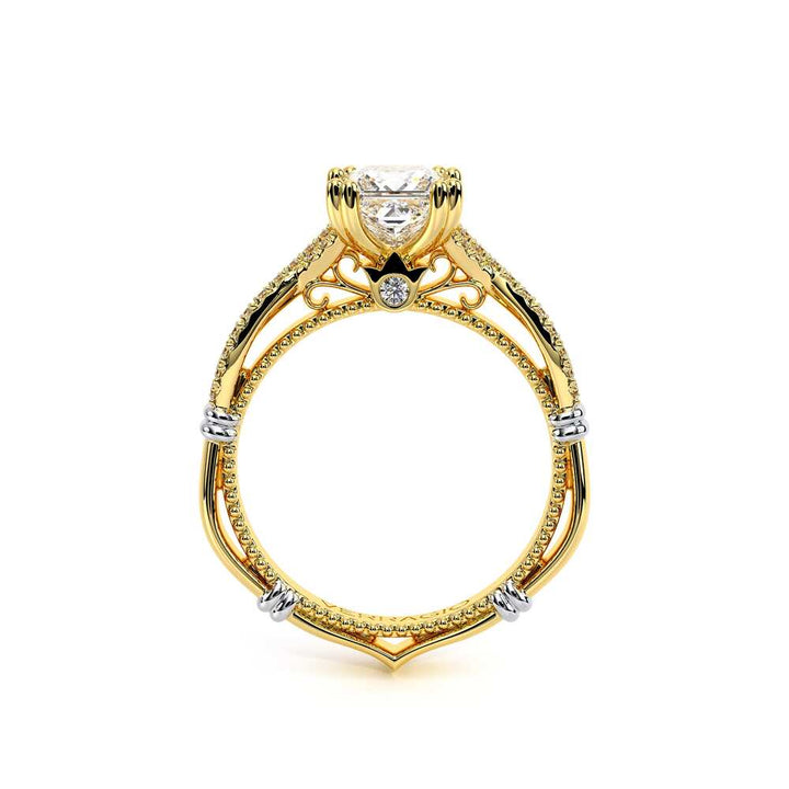 Parisian-105p-14k Yellow Gold Princess