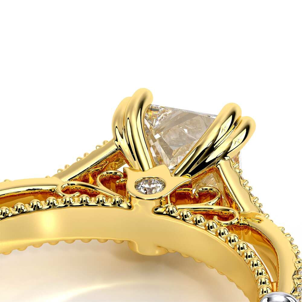 Parisian-105p-18k Yellow Gold Princess