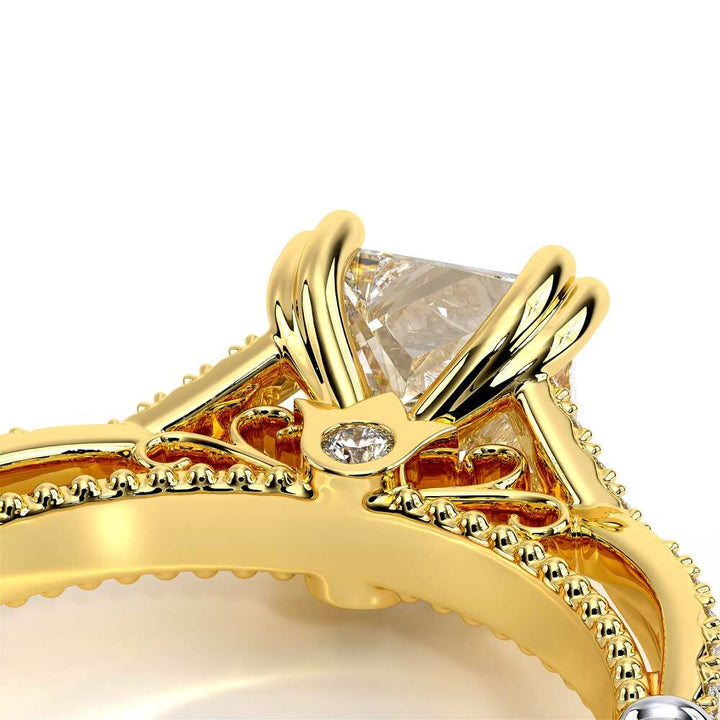 Parisian-105p-14k Yellow Gold Princess