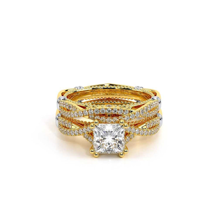 Parisian-105p-18k Yellow Gold Princess