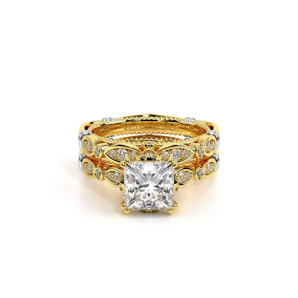 Parisian-151p-18k Yellow Gold Princess