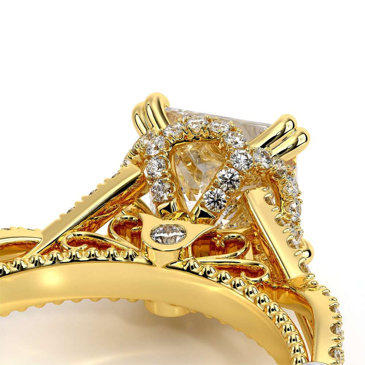 Parisian-153p-18k Yellow Gold Princess