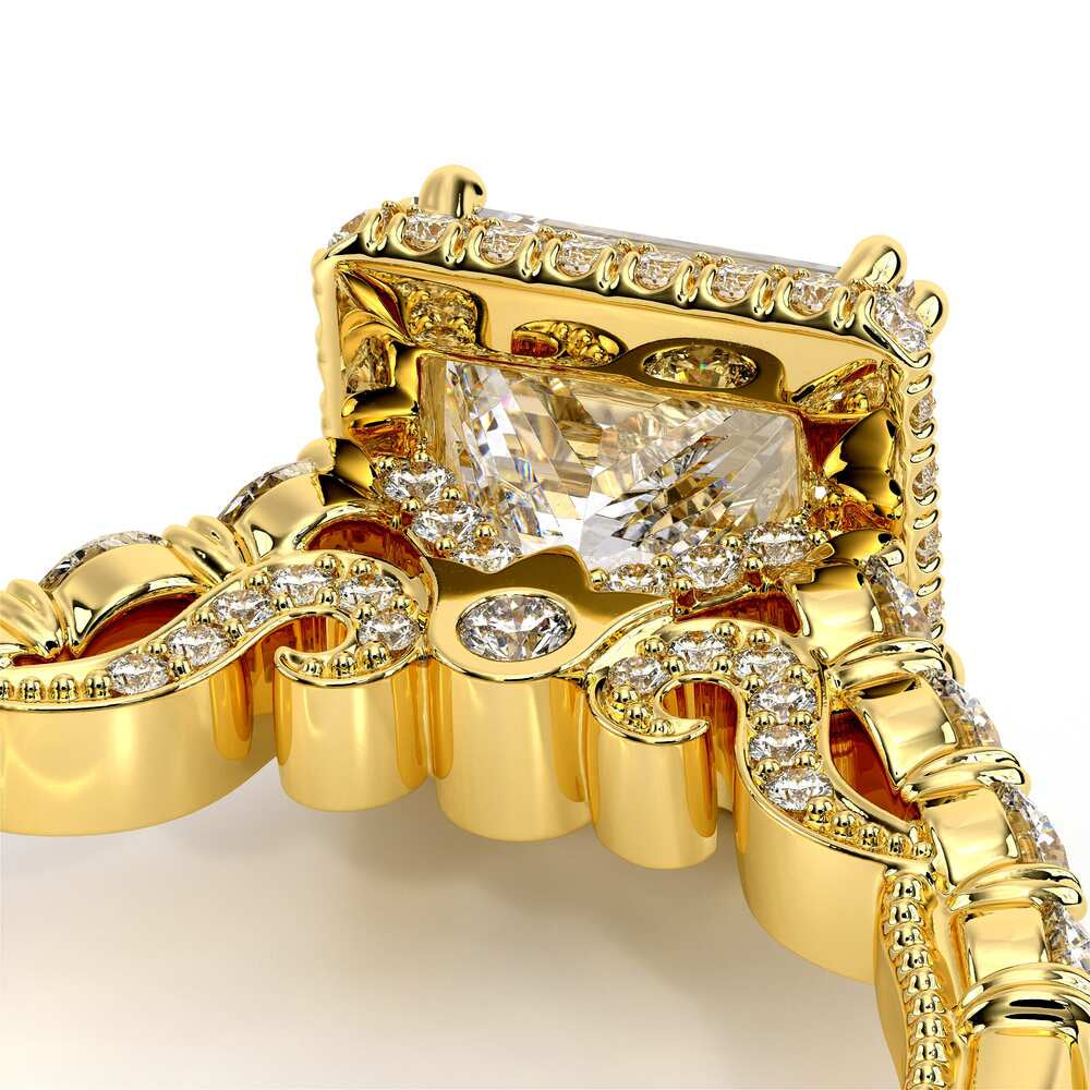 Insignia-7100p-14k Yellow Gold Princess