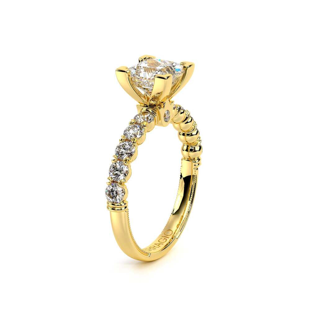 Renaissance-950P27-18K Yellow Gold Princess