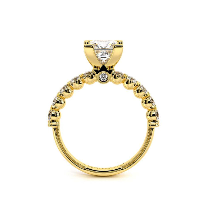 Renaissance-950P27-18K Yellow Gold Princess