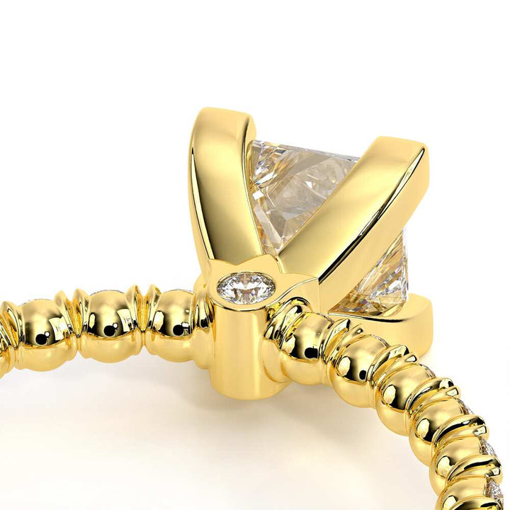 Renaissance-950P20-18K Yellow Gold Princess