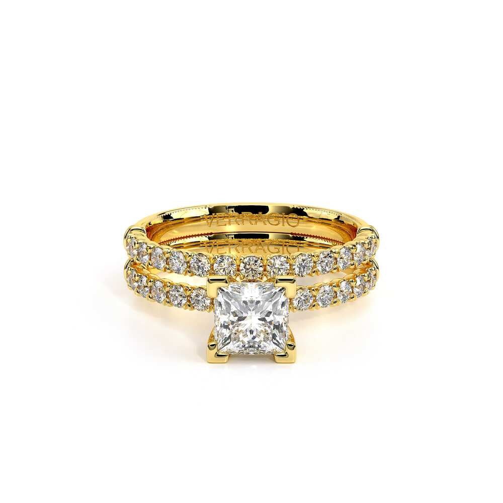 Renaissance-950P20-18K Yellow Gold Princess