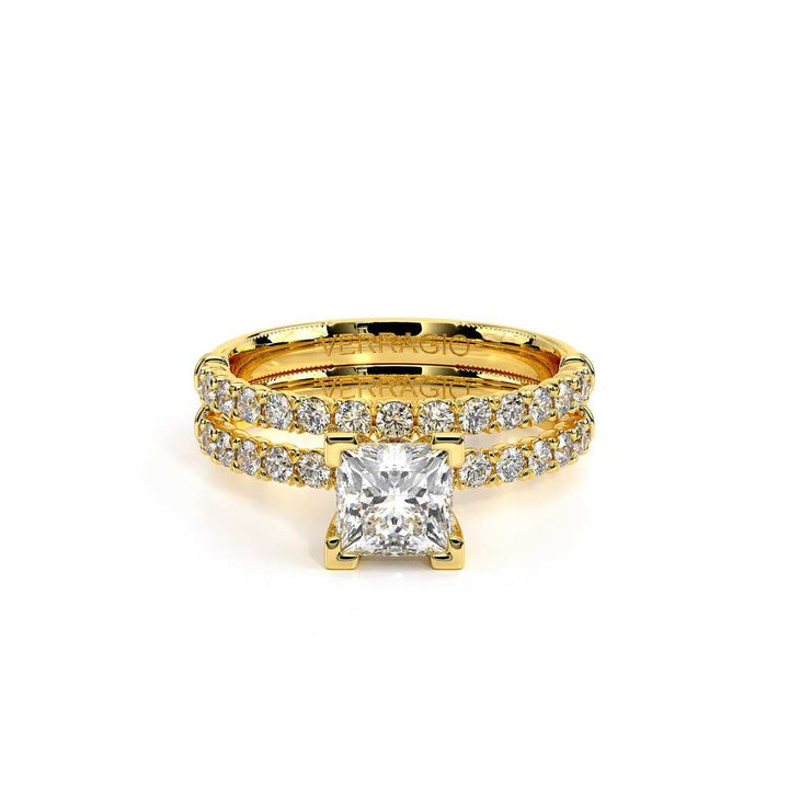 Renaissance-950P20-18K Yellow Gold Princess