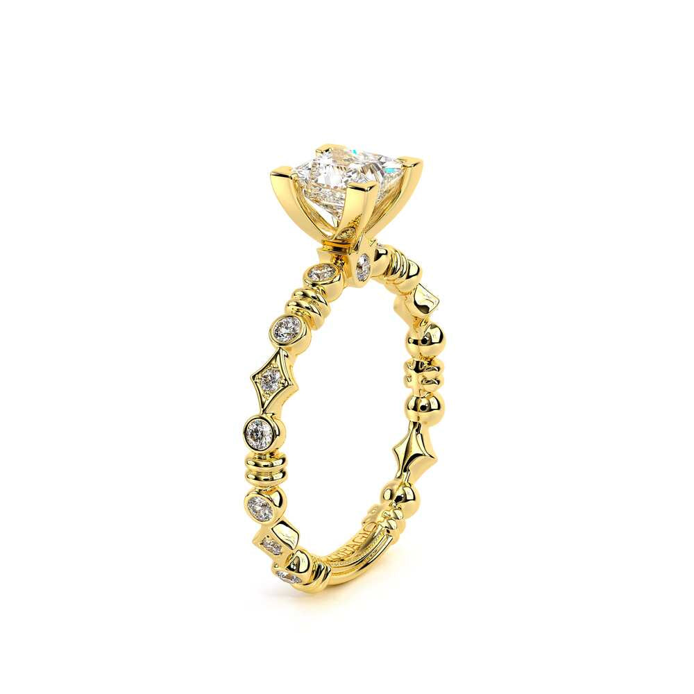 Renaissance-973-P-18k Yellow Gold Princess