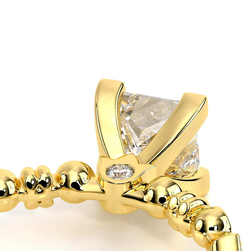 Renaissance-973-P-18k Yellow Gold Princess