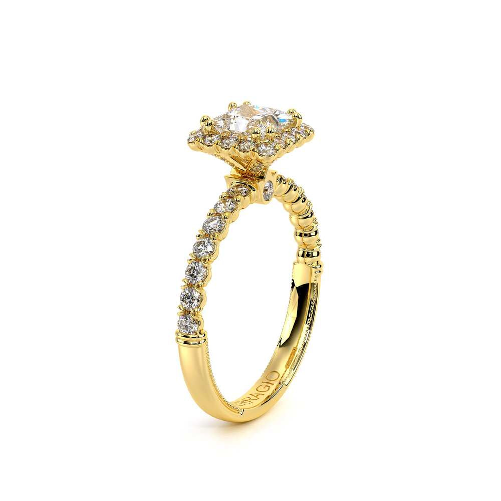 Renaissance-954P18-18K Yellow Gold Princess