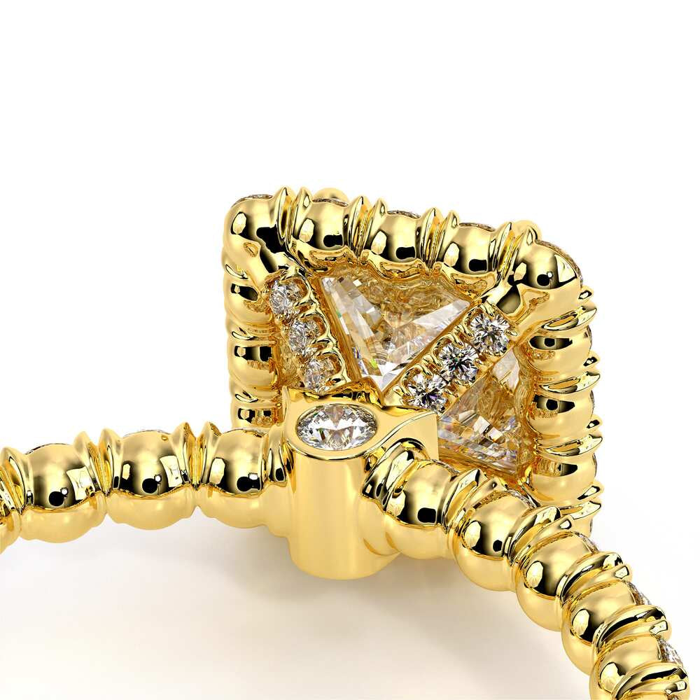 Renaissance-954P18-18K Yellow Gold Princess