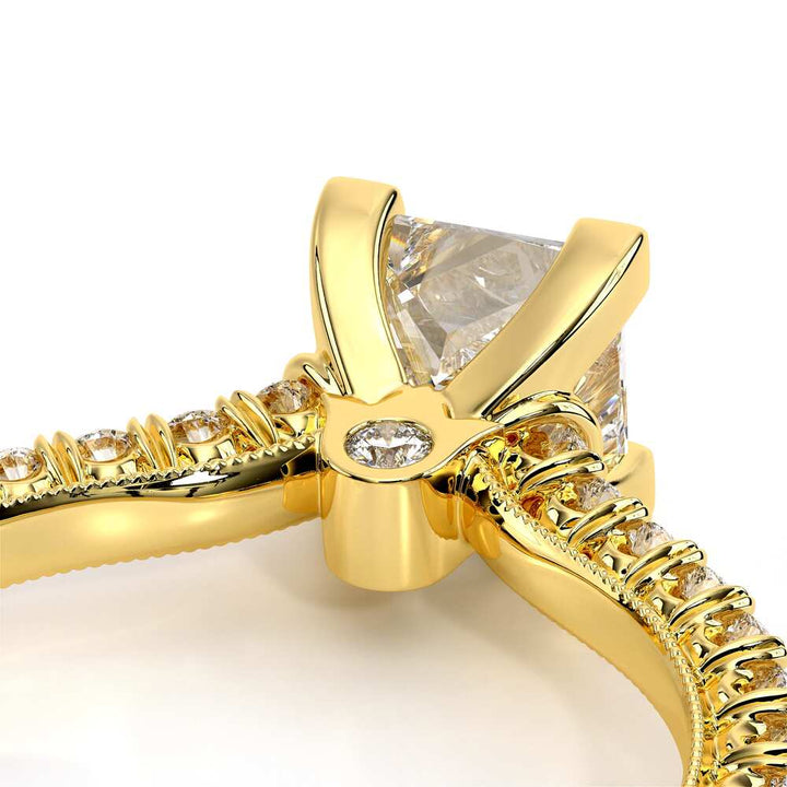 Renaissance-955P17-14K Yellow Gold Princess