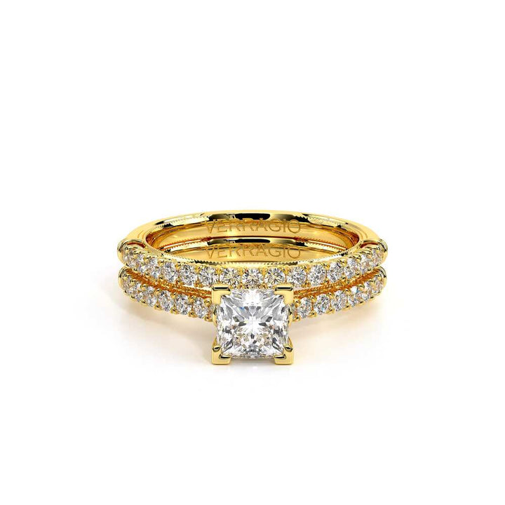 Renaissance-955P17-14K Yellow Gold Princess