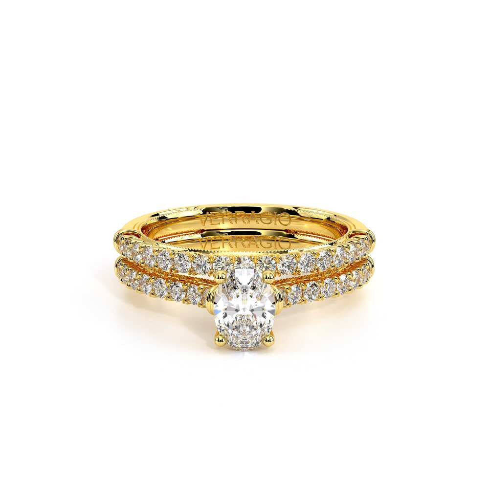 Renaissance-955OV17-18K Yellow Gold Oval